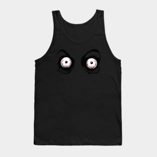 Zombie eyes scary halloween design Tank Top